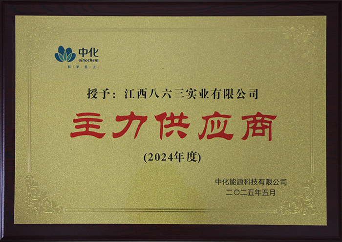 中化能源主力供应商2024年度